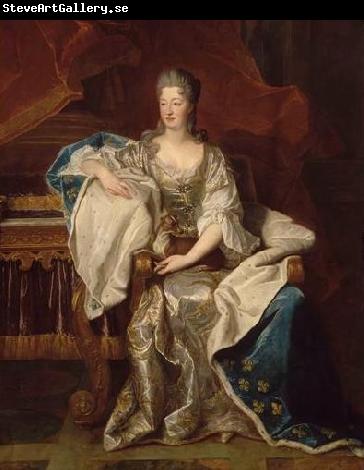 Hyacinthe Rigaud Portrait of Marie Anne de Bourbon